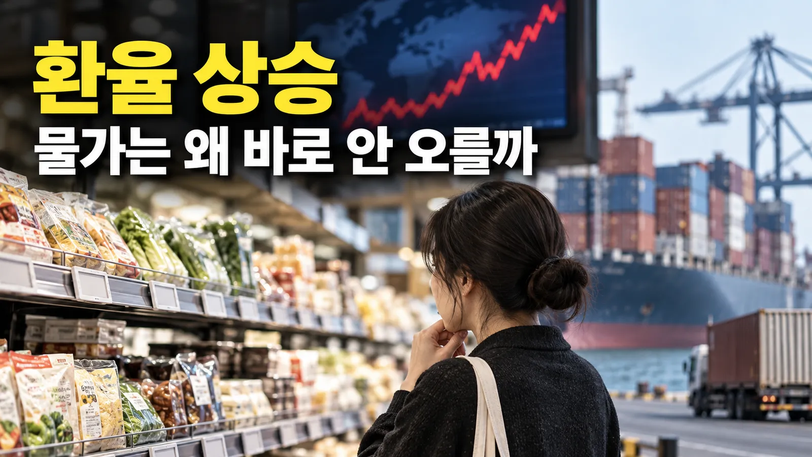 원·달러 환율이 오르면 물가도 바로 오를까