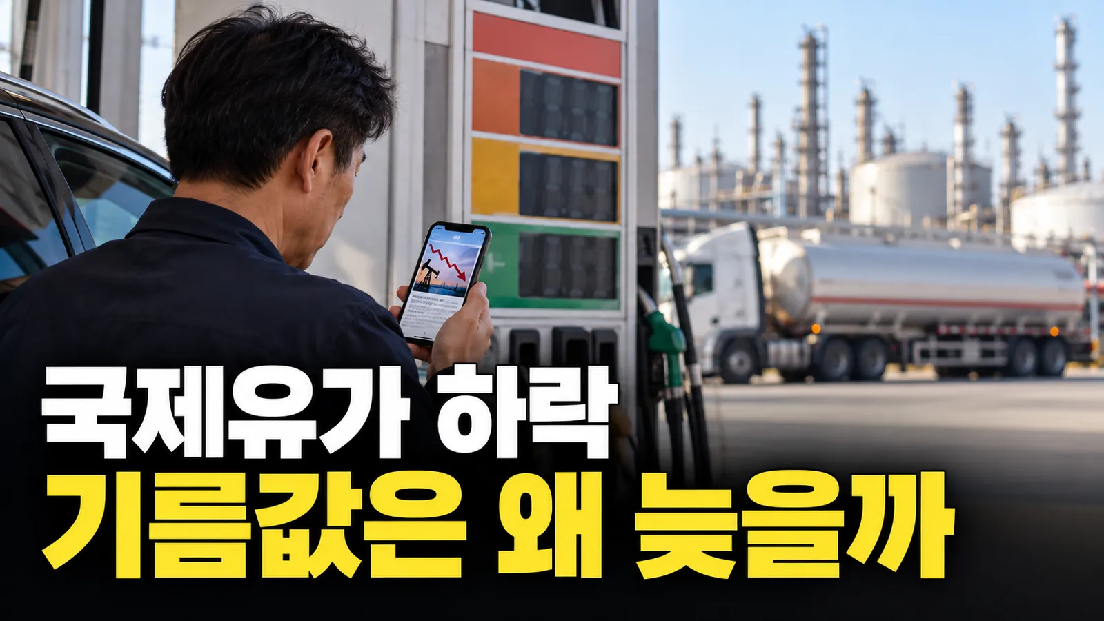 국제유가가 내려도 국내 휘발유 가격은 왜 바로 내리지 않을까