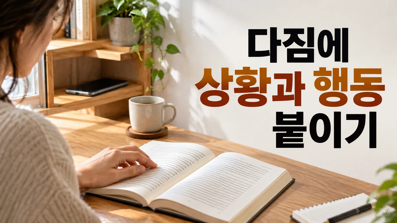 다짐을 행동 계획으로 바꾸는 법: 실행의도와 정신적 대조