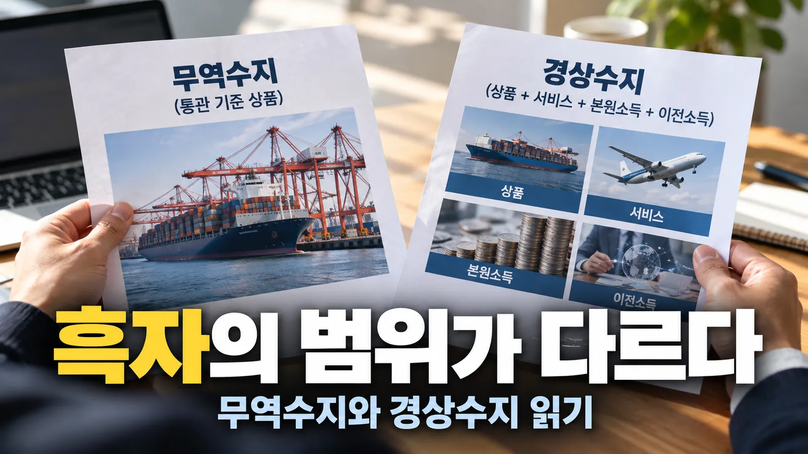 경상수지와 무역수지, 흑자 뉴스를 구분해 읽는 법